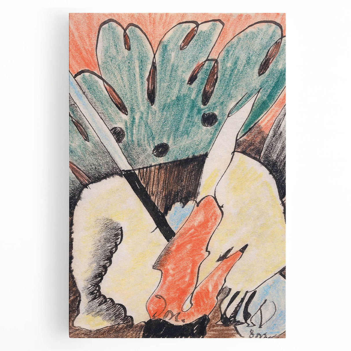 Modern Wall Art: Arthur Dove's Abstract Nature-Inspired Composition