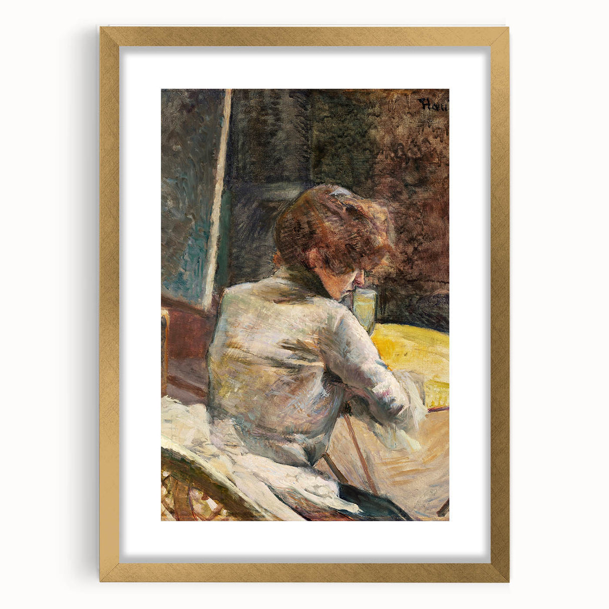 Impressionist Portrait Art - Toulouse-Lautrec’s Masterpiece ‘Waiting