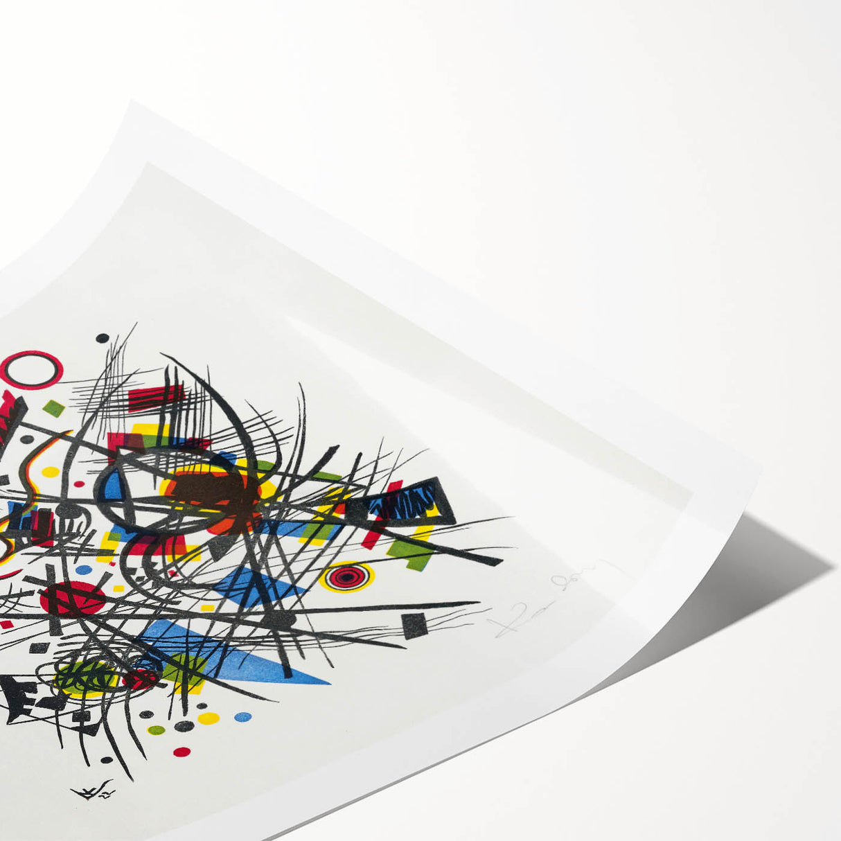 Modern Wall Art: Wassily Kandinsky's Bauhaus Lithograph (1922)