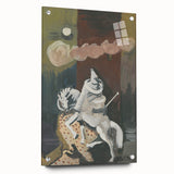 Modern Wall Art: At Night - Dreamlike Knight Composition