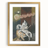 Modern Wall Art: At Night - Dreamlike Knight Composition