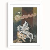 Modern Wall Art: At Night - Dreamlike Knight Composition