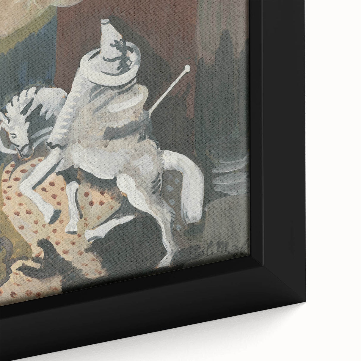 Modern Wall Art: At Night - Dreamlike Knight Composition