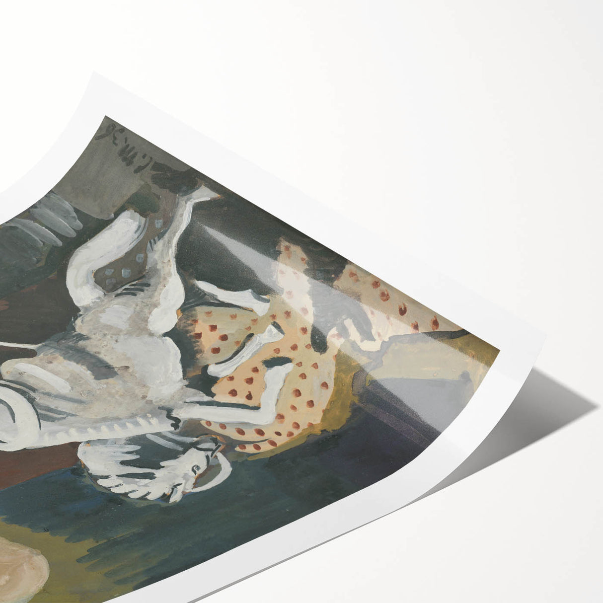 Modern Wall Art: At Night - Dreamlike Knight Composition