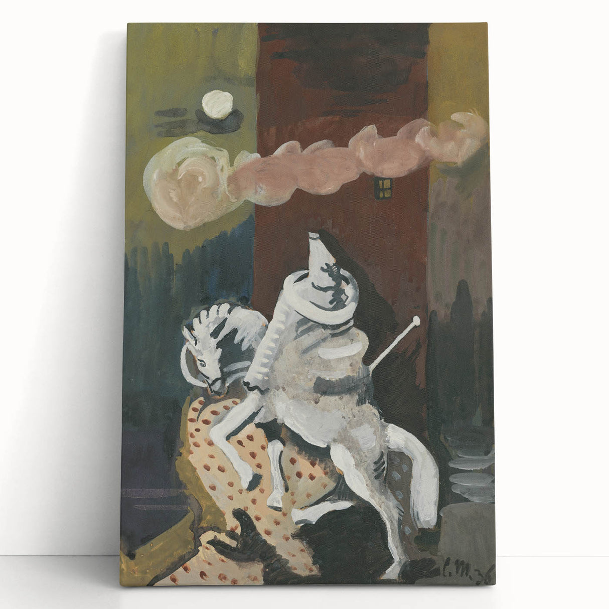 Modern Wall Art: At Night - Dreamlike Knight Composition