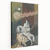 Modern Wall Art: At Night - Dreamlike Knight Composition