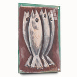 Modern Wall Art: Sea Ghosts - Expressive Maritime Composition