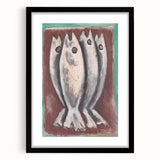 Modern Wall Art: Sea Ghosts - Expressive Maritime Composition