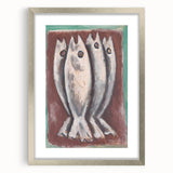 Modern Wall Art: Sea Ghosts - Expressive Maritime Composition