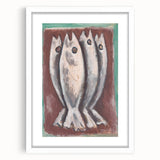 Modern Wall Art: Sea Ghosts - Expressive Maritime Composition