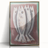 Modern Wall Art: Sea Ghosts - Expressive Maritime Composition