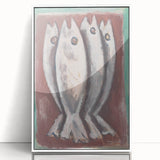 Modern Wall Art: Sea Ghosts - Expressive Maritime Composition