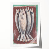 Modern Wall Art: Sea Ghosts - Expressive Maritime Composition