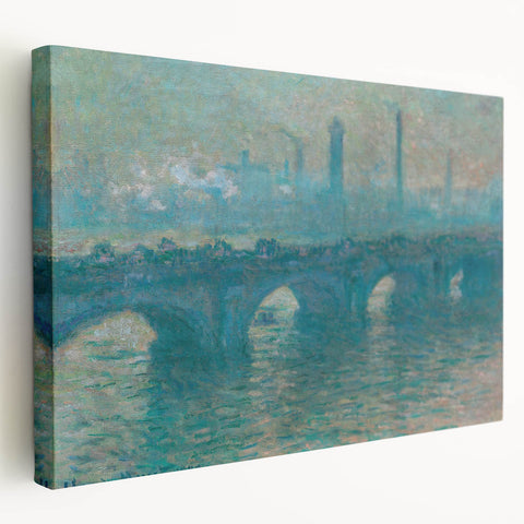 Claude Monet Prints - Waterloo Bridge Impressionist Wall Art