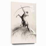 Modern Wall Art: Centaur Aiming at the Clouds - Mythical Elegance