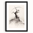 Modern Wall Art: Centaur Aiming at the Clouds - Mythical Elegance