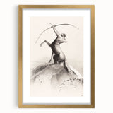 Modern Wall Art: Centaur Aiming at the Clouds - Mythical Elegance