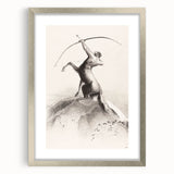 Modern Wall Art: Centaur Aiming at the Clouds - Mythical Elegance