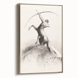 Modern Wall Art: Centaur Aiming at the Clouds - Mythical Elegance