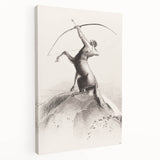 Modern Wall Art: Centaur Aiming at the Clouds - Mythical Elegance