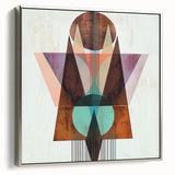 Geometric Abstract Canvas Prints – Framed Bedroom Wall Art