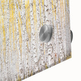 Canvas Art for Dining Area – Serene Birch Tree Forest Wall Decor