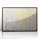 Canvas Art for Dining Area – Serene Birch Tree Forest Wall Decor