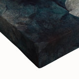 Elegant Floral Living Room Wall Art – Teal & Gold Canvas Print