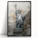 Statue of Liberty Office Wall Art – Modern Corporate Decor