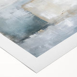 Abstract geometric rolled canvas showcasing vibrant colors and intricate patterns, ideal for modern home decor. Packaged securely in a durable cardboard tube for protection during shipping.