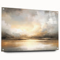 Abstract landscapes wall art displayed in acrylic glass, showcasing vibrant colors and intricate details in a side view, secured with stylish pins for a modern aesthetic.