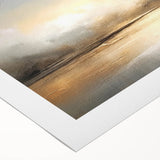 Abstract landscape wall art printed on rolled canvas, showcasing vibrant colors and fluid shapes, ideal for modern decor. Packaged securely in a durable tube for easy shipping.