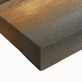 Close-up of a stretched canvas featuring an abstract landscape artwork with vibrant colors and textured brushstrokes, ideal for modern home decor.