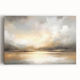 Abstract landscapes wall art on stretched canvas, showcasing vibrant colors and dynamic shapes, perfect for modern home decor or office spaces.