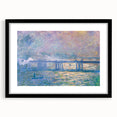 Impressionist London Scene - Monet's Charing Cross Bridge, 1903 Print