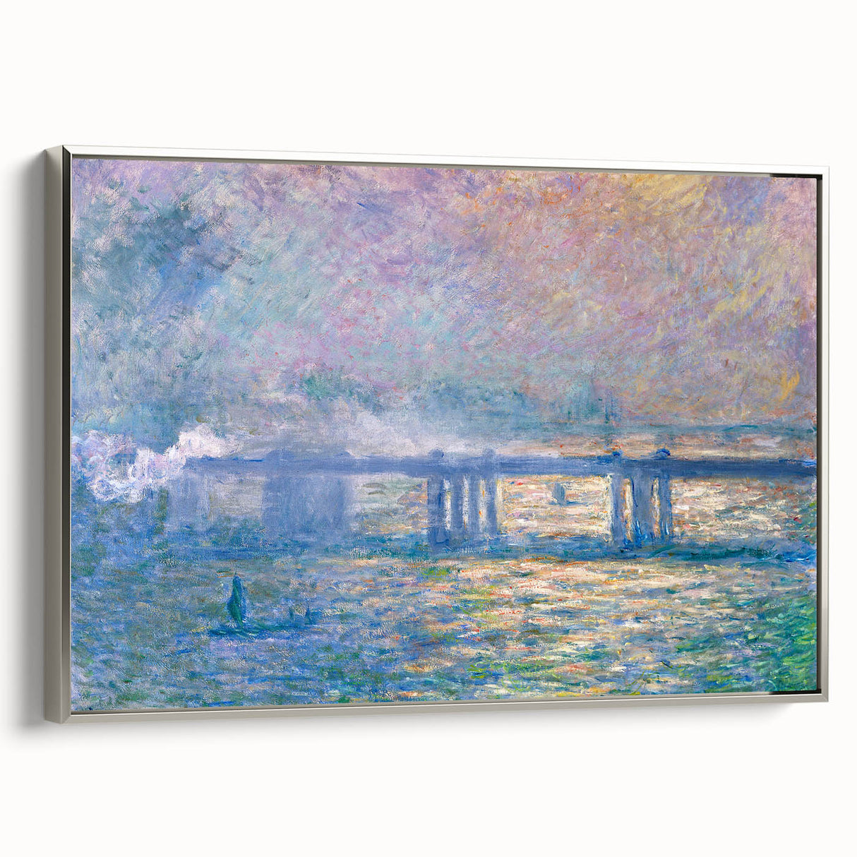 Impressionist London Scene - Monet's Charing Cross Bridge, 1903 Print