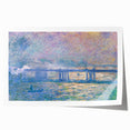 Impressionist London Scene - Monet's Charing Cross Bridge, 1903 Print