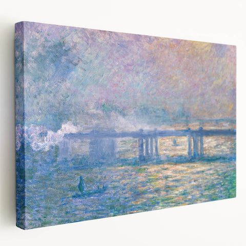 Impressionist London Scene - Monet's Charing Cross Bridge, 1903 Print