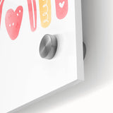 Children’s Wall Decor - Heart Rainbow Kids Room Art Print