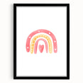 Children’s Wall Decor - Heart Rainbow Kids Room Art Print