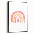 Children’s Wall Decor - Heart Rainbow Kids Room Art Print