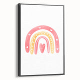 Children’s Wall Decor - Heart Rainbow Kids Room Art Print