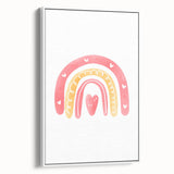Children’s Wall Decor - Heart Rainbow Kids Room Art Print