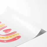 Children’s Wall Decor - Heart Rainbow Kids Room Art Print