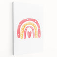 Children’s Wall Decor - Heart Rainbow Kids Room Art Print