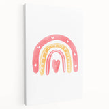 Children’s Wall Decor - Heart Rainbow Kids Room Art Print
