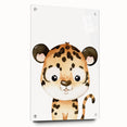 Adorable Leopard Kids Room Wall Art - Nursery Wall Art Print