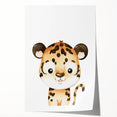 Adorable Leopard Kids Room Wall Art - Nursery Wall Art Print