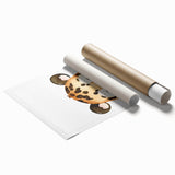 Adorable Leopard Kids Room Wall Art - Nursery Wall Art Print