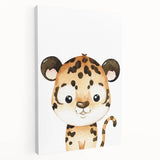 Adorable Leopard Kids Room Wall Art - Nursery Wall Art Print